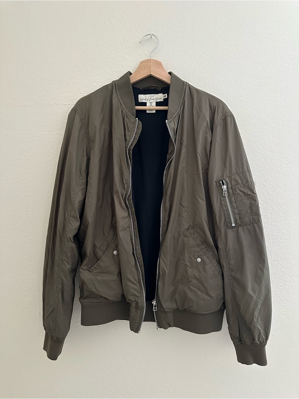 H&M Olive Green Men's Bomber Jacket